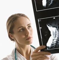 Osteochondrosis- ի ախտորոշումը նշվում է `օգտագործելով X-RESHAY հետազոտություն